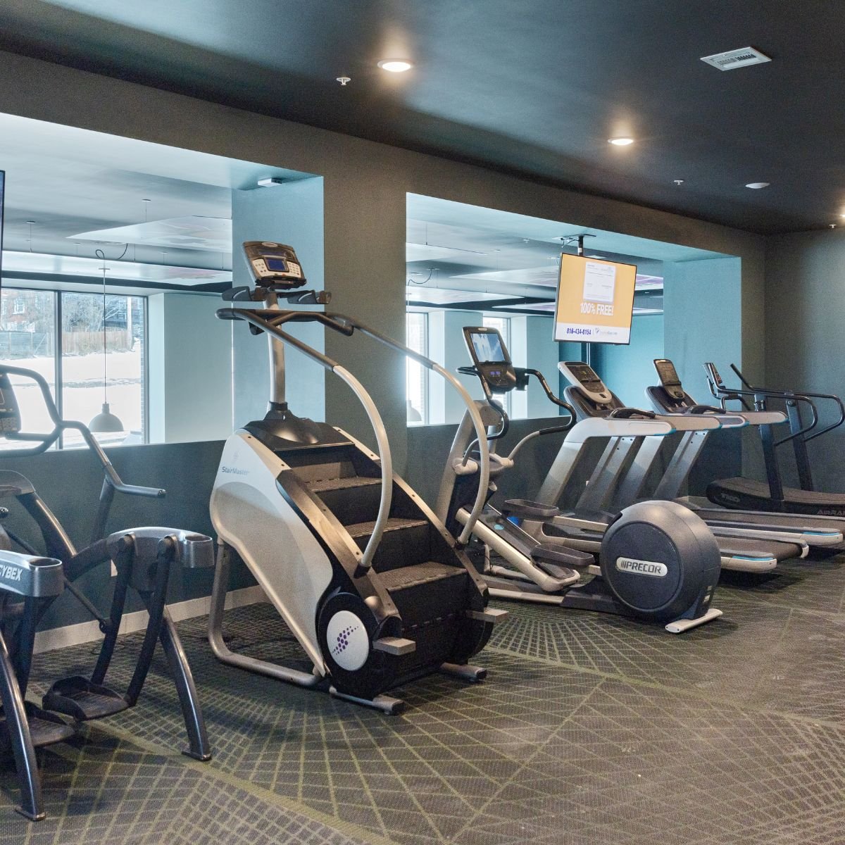 cardio floor at fitness center at Wonderland