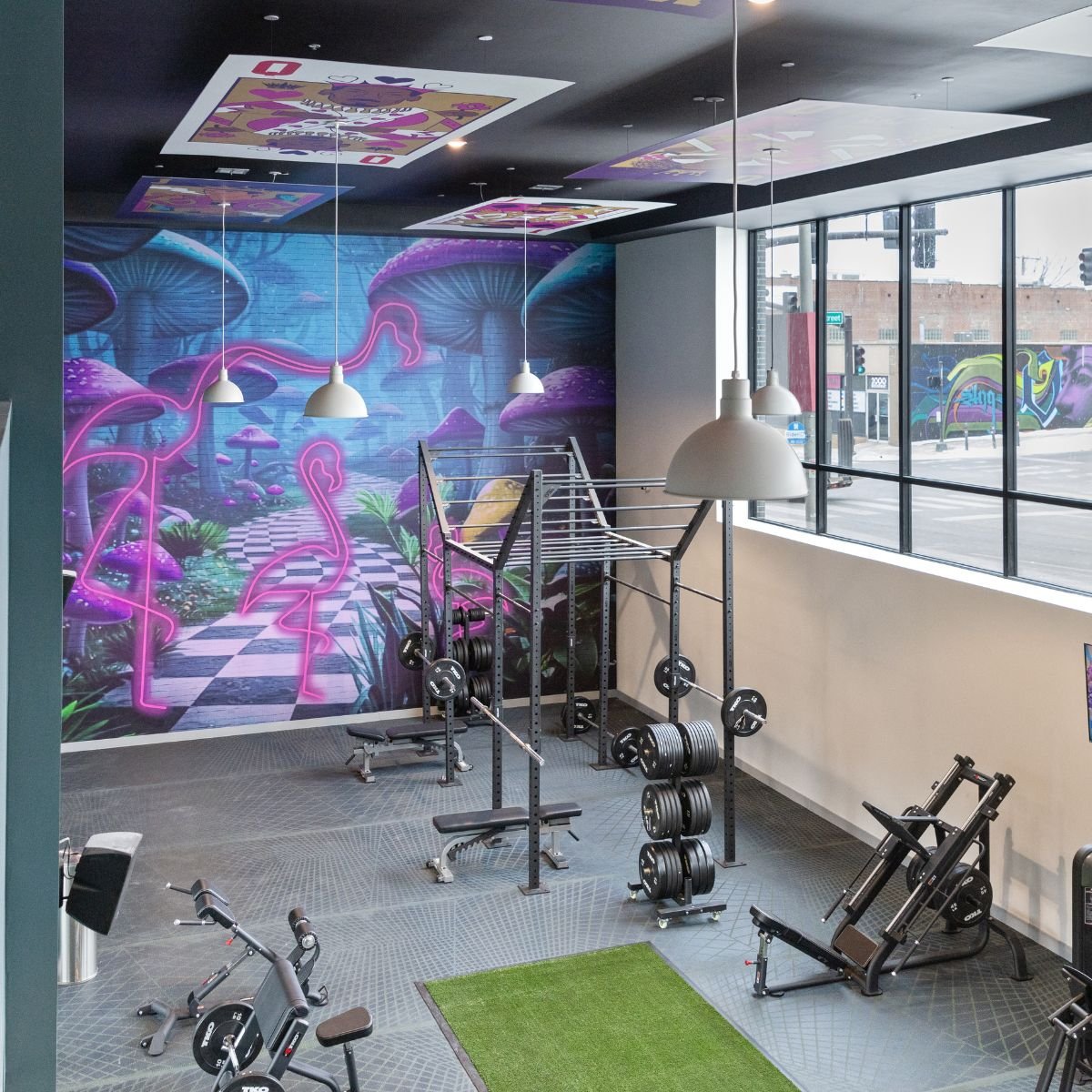 Luxury Fitness Center at Wonderland apartment in Kansas City