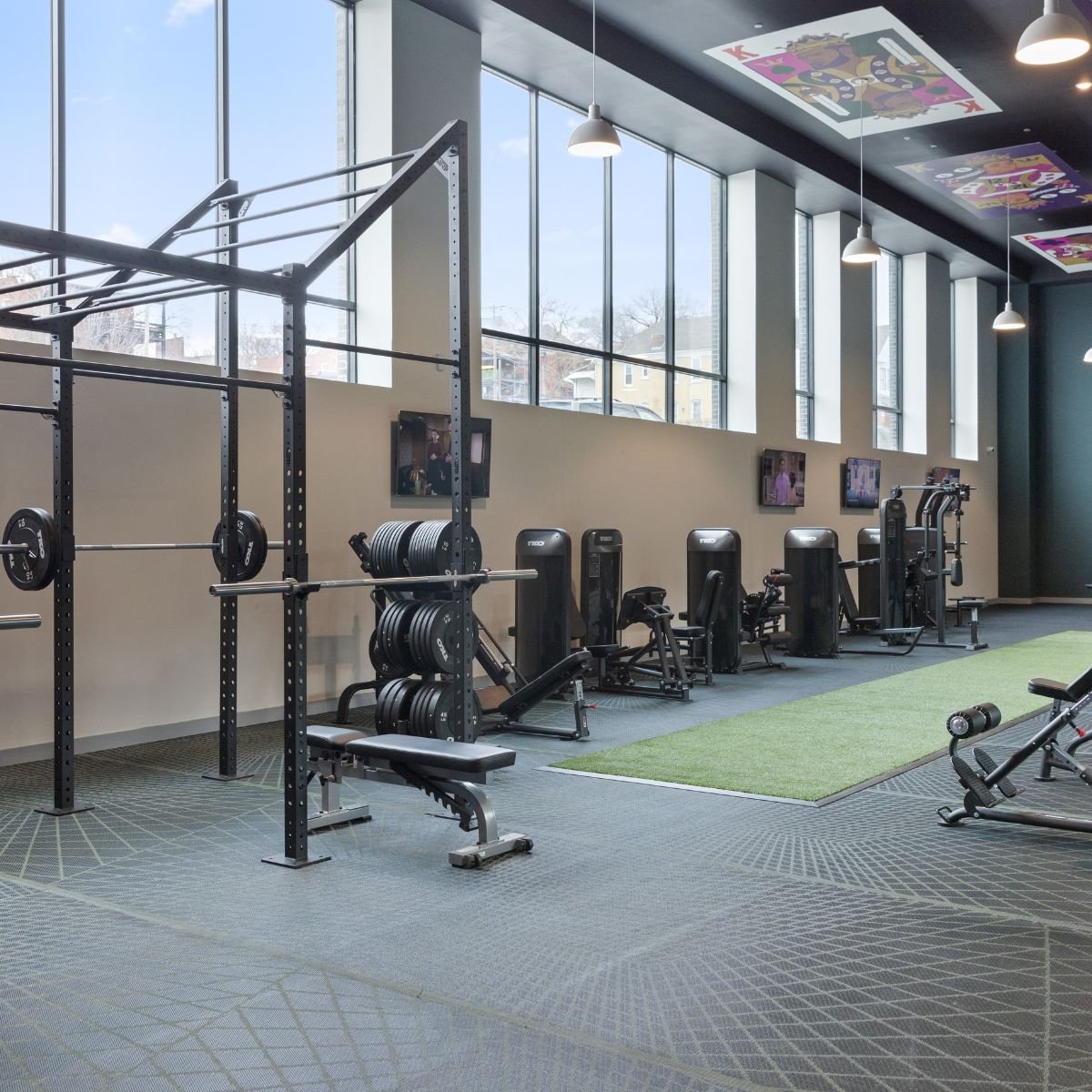 Fitness Center at Luxury Apartment